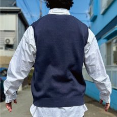 画像19: 「Polo by Ralph Lauren (ポロラルフローレン)」90s 00s 10s Lサイズ ピマコットン ネイビー ポニー刺繍 ニット ベスト (19)