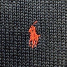画像7: 「Polo by Ralph Lauren (ポロラルフローレン)」90s 00s 10s XLサイズ コットン ネイビー ポニー刺繍 ローゲージ ニット ベスト (7)