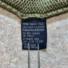 画像8: 「Polo by Ralph Lauren (ポロラルフローレン)」90s 00s 10s Lサイズ コットン オリーブ ポニー刺繍 ローゲージ ニット ベスト (8)