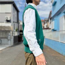 画像18: 「Polo by Ralph Lauren (ポロラルフローレン)」90s 00s 10s Lサイズ コットン グリーン ゴルフ エンブレム刺繍 ニット ベスト (18)