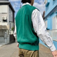 画像19: 「Polo by Ralph Lauren (ポロラルフローレン)」90s 00s 10s Lサイズ コットン グリーン ゴルフ エンブレム刺繍 ニット ベスト (19)