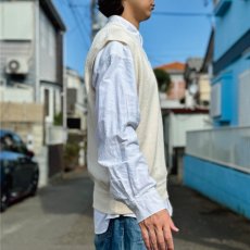 画像18: 「POLO GOLF RALPH LAUREN(ポロゴルフラルフローレン)」80s 90s XXLサイズ コットン オフホワイト ポニー刺繍 ニット ベスト (18)