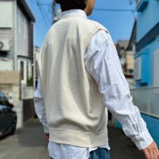 画像19: 「POLO GOLF RALPH LAUREN(ポロゴルフラルフローレン)」80s 90s XXLサイズ コットン オフホワイト ポニー刺繍 ニット ベスト (19)