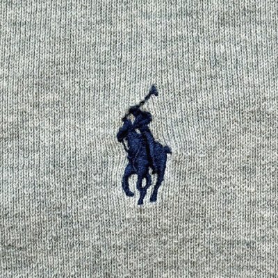 画像1: 「POLO RALPH LAUREN(ポロラルフローレン)」10s 20s 3XLT/3TGLサイズ TALL/LONG ピマコットン ライトグレー ポニー刺繍 ニット ベスト