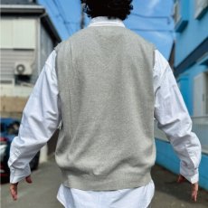 画像19: 「Polo by Ralph Lauren (ポロラルフローレン)」90s 00s 10s XLサイズ ピマコットン ライトグレー ポニー刺繍 ニット ベスト (19)