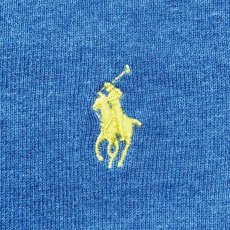 画像7: 「POLO RALPH LAUREN(ポロラルフローレン)」10s 20s Lサイズ ピマコットン ロイヤルブルー ポニー刺繍 ニット ベスト (7)