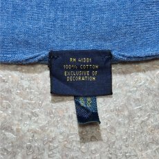 画像8: 「POLO RALPH LAUREN(ポロラルフローレン)」10s 20s Lサイズ ピマコットン ロイヤルブルー ポニー刺繍 ニット ベスト (8)