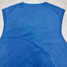 画像12: 「POLO RALPH LAUREN(ポロラルフローレン)」10s 20s Lサイズ ピマコットン ロイヤルブルー ポニー刺繍 ニット ベスト (12)