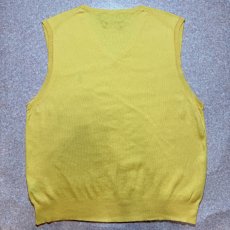 画像9: 「Polo by Ralph Lauren (ポロラルフローレン)」90s 00s 10s XLサイズ ピマコットン イエロー ポニー刺繍 ニット ベスト (9)