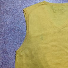 画像10: 「Polo by Ralph Lauren (ポロラルフローレン)」90s 00s 10s XLサイズ ピマコットン イエロー ポニー刺繍 ニット ベスト (10)