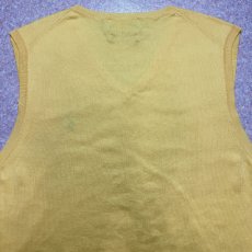 画像11: 「Polo by Ralph Lauren (ポロラルフローレン)」90s 00s 10s XLサイズ ピマコットン イエロー ポニー刺繍 ニット ベスト (11)