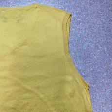 画像12: 「Polo by Ralph Lauren (ポロラルフローレン)」90s 00s 10s XLサイズ ピマコットン イエロー ポニー刺繍 ニット ベスト (12)