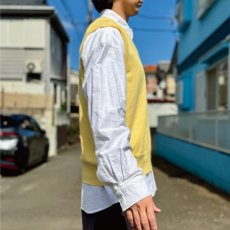 画像17: 「Polo by Ralph Lauren (ポロラルフローレン)」90s 00s 10s XLサイズ ピマコットン イエロー ポニー刺繍 ニット ベスト (17)