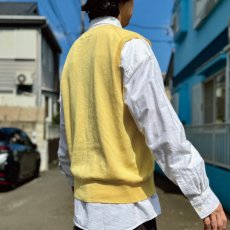画像18: 「Polo by Ralph Lauren (ポロラルフローレン)」90s 00s 10s XLサイズ ピマコットン イエロー ポニー刺繍 ニット ベスト (18)