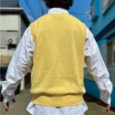 画像19: 「Polo by Ralph Lauren (ポロラルフローレン)」90s 00s 10s XLサイズ ピマコットン イエロー ポニー刺繍 ニット ベスト (19)