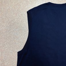 画像10: 「POLO RALPH LAUREN(ポロラルフローレン)」10s 20s LGサイズ ピマコットン ネイビー ポニー刺繍 ニット ベスト (10)