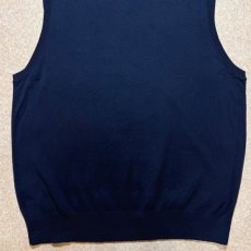 画像13: 「POLO RALPH LAUREN(ポロラルフローレン)」10s 20s LGサイズ ピマコットン ネイビー ポニー刺繍 ニット ベスト (13)