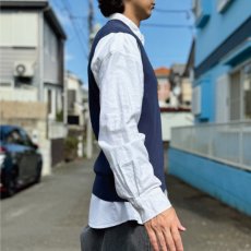画像17: 「POLO RALPH LAUREN(ポロラルフローレン)」10s 20s LGサイズ ピマコットン ネイビー ポニー刺繍 ニット ベスト (17)