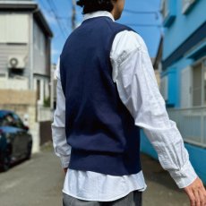 画像18: 「POLO RALPH LAUREN(ポロラルフローレン)」10s 20s LGサイズ ピマコットン ネイビー ポニー刺繍 ニット ベスト (18)