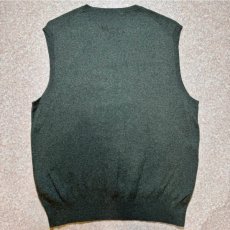 画像9: 「Polo by Ralph Lauren (ポロラルフローレン)」90s 00s 10s Mサイズ ピマコットン オリーブ ポニー刺繍 ニット ベスト (9)