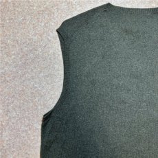 画像10: 「Polo by Ralph Lauren (ポロラルフローレン)」90s 00s 10s Mサイズ ピマコットン オリーブ ポニー刺繍 ニット ベスト (10)