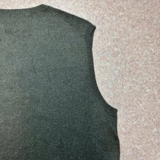 画像12: 「Polo by Ralph Lauren (ポロラルフローレン)」90s 00s 10s Mサイズ ピマコットン オリーブ ポニー刺繍 ニット ベスト (12)