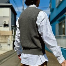 画像18: 「Polo by Ralph Lauren (ポロラルフローレン)」90s 00s 10s Mサイズ ピマコットン オリーブ ポニー刺繍 ニット ベスト (18)