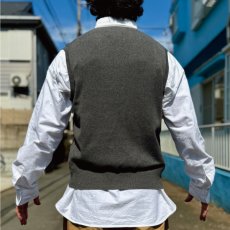 画像19: 「Polo by Ralph Lauren (ポロラルフローレン)」90s 00s 10s Mサイズ ピマコットン オリーブ ポニー刺繍 ニット ベスト (19)