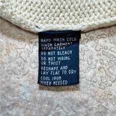 画像8: 「Polo by Ralph Lauren (ポロラルフローレン)」90s 00s 10s Mサイズ コットン オフホワイト ポニー刺繍 ローゲージ ニット ベスト (8)