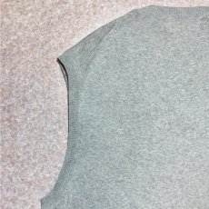 画像10: 「POLO RALPH LAUREN(ポロラルフローレン)」10s 20s SPサイズ ピマコットン ライトグレー ポニー刺繍 ニット ベスト (10)