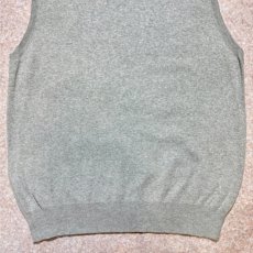画像13: 「POLO RALPH LAUREN(ポロラルフローレン)」10s 20s SPサイズ ピマコットン ライトグレー ポニー刺繍 ニット ベスト (13)