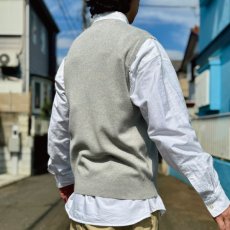 画像18: 「POLO RALPH LAUREN(ポロラルフローレン)」10s 20s SPサイズ ピマコットン ライトグレー ポニー刺繍 ニット ベスト (18)