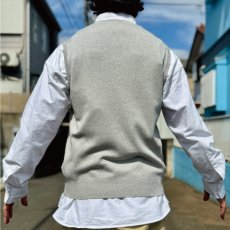 画像19: 「POLO RALPH LAUREN(ポロラルフローレン)」10s 20s SPサイズ ピマコットン ライトグレー ポニー刺繍 ニット ベスト (19)