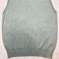 画像13: 「POLO RALPH LAUREN(ポロラルフローレン)」10s 20s Mサイズ ピマコットン ライトグレー ポニー刺繍 ニット ベスト (13)