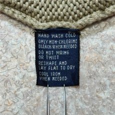 画像8: 「Polo by Ralph Lauren (ポロラルフローレン)」90s 00s 10s Lサイズ コットン グレージュ ポニー刺繍 ローゲージ ニット ベスト (8)