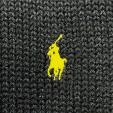 画像7: 「Polo by Ralph Lauren (ポロラルフローレン)」90s 00s 10s XLサイズ コットン ネイビー ポニー刺繍 ローゲージ ニット ベスト (7)