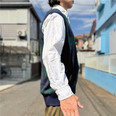 画像17: 「Polo by Ralph Lauren (ポロラルフローレン)」90s 00s 10s XL/XGサイズ コットン ブラックウォッチ ローゲージ ニット ベスト (17)