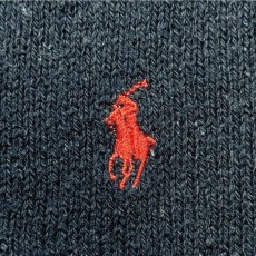 画像7: 「Polo by Ralph Lauren (ポロラルフローレン)」90s 00s 10s Lサイズ コットン ネイビー ポニー刺繍 ミドルゲージ ニット ベスト (7)