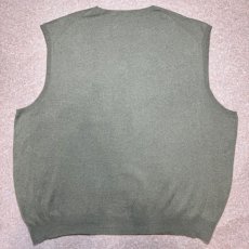 画像9: 「Polo by Ralph Lauren (ポロラルフローレン)」90s 00s 10s 3XBサイズ ピマコットン オリーブ ポニー刺繍 ニット ベスト (9)