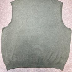 画像13: 「Polo by Ralph Lauren (ポロラルフローレン)」90s 00s 10s 3XBサイズ ピマコットン オリーブ ポニー刺繍 ニット ベスト (13)