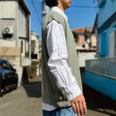 画像17: 「Polo by Ralph Lauren (ポロラルフローレン)」90s 00s 10s 3XBサイズ ピマコットン オリーブ ポニー刺繍 ニット ベスト (17)