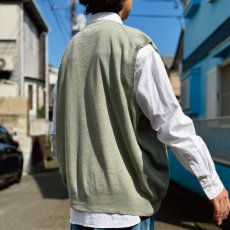 画像18: 「Polo by Ralph Lauren (ポロラルフローレン)」90s 00s 10s 3XBサイズ ピマコットン オリーブ ポニー刺繍 ニット ベスト (18)