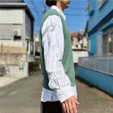 画像17: 「Polo by Ralph Lauren (ポロラルフローレン)」90s 00s 10s L/Gサイズ ピマコットン グリーン ポニー刺繍 ニット ベスト (17)