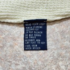 画像7: 「POLO GOLF RALPH LAUREN(ポロゴルフラルフローレン)」80s 90s Mサイズ ピマコットン オフホワイト ワッフル ニット ベスト (7)