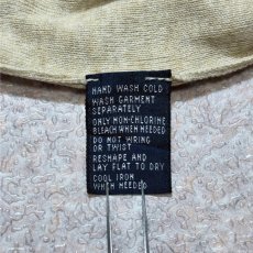 画像8: 「Polo by Ralph Lauren (ポロラルフローレン)」90s 00s 10s Mサイズ ピマコットン ベージュ ポニー刺繍 ニット ベスト (8)