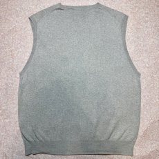 画像9: 「Polo by Ralph Lauren (ポロラルフローレン)」90s 00s 10s XLサイズ ピマコットン ライトグレー ポニー刺繍 ニット ベスト (9)