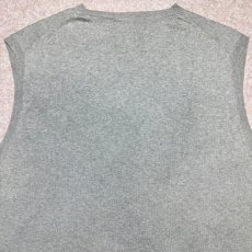 画像11: 「Polo by Ralph Lauren (ポロラルフローレン)」90s 00s 10s XLサイズ ピマコットン ライトグレー ポニー刺繍 ニット ベスト (11)