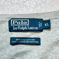 画像6: 「Polo by Ralph Lauren (ポロラルフローレン)」90s 00s 10s XLサイズ ピマコットン ライトグレー ポニー刺繍 ニット ベスト (6)