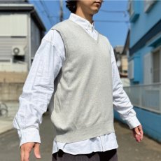 画像17: 「Polo by Ralph Lauren (ポロラルフローレン)」90s 00s 10s XLサイズ ピマコットン ライトグレー ポニー刺繍 ニット ベスト (17)