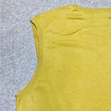 画像10: 「Polo by Ralph Lauren (ポロラルフローレン)」90s 00s 10s XLサイズ ピマコットン イエロー ポニー刺繍 ニット ベスト (10)